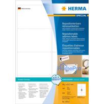 HERMA Address labels A4 white 99.1x67.7 mm pack 800 pcs.