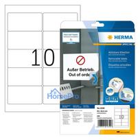 HERMA Adressetiketten A4 weiß 96x50,8 mm Papier 250 St.