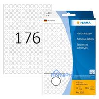 HERMA Multi-purpose labels white 8 mm round paper 5632 pcs.