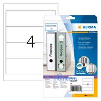 HERMA Ordneretiketten A4 weiß 192x61 mm Papier opak 100 St.