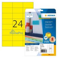 HERMA Etiketten A4 gelb 70x37 mm Papier matt 480 St.