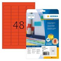 HERMA Etiketten A4 rot 45,7x21,2 mm Papier matt 960 St.