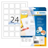 HERMA QR-Code Etik. A4 40x40 mm quadratisch weiß 600 St.