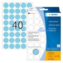 HERMA Klebepunkte Ø 19,0 mm blau