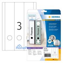 HERMA Ordneretiketten 59,0 x 297,0 mm weiß