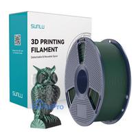 3D Printing Filament - Sunlu PLA+ Silk Dual Color 1.75mm Filament Black / Green