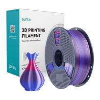 3D Printing Filament - Sunlu PLA+ Silk Thread 1.75 mm 200-210°C Rainbow 02