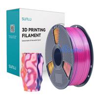 3D Printing Filament - Sunlu PLA+ Silk Tri-Color 1.75mm Red Yellow Blue