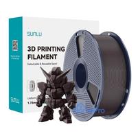 3D Printing Filament - Sunlu PLA+ 2.0 RC 1.75 mm, ±0.02 mm Tolerance, Up to 300 mm / s - Brown Chestnut