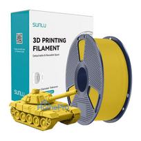 3D Printing Filament - Sunlu PLA+ 1.75 mm High Speed Filament, ±0.02 mm Accuracy, Yellow