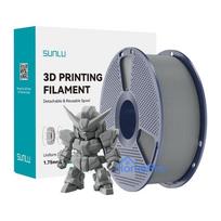 3D Printing Filament - Sunlu PLA+ 2.0 1.75 mm, ±0.02 mm Tolerance, Gray