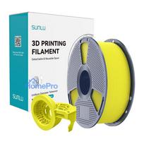 3D Printing Filament - Sunlu PETG High Speed Matte Filament, Improved Melt Flow, Durable, Yellow