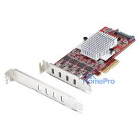 4-Port USB Type-C PCIe Card, USB-C 10Gb, 4x Controllers, TAA