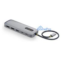 10-in-1 USB-C auf Dual DisplayPort Multiport Adapter 100W Power Delivery 2x4K 60Hz 5-Port 5Gbps Hub GbE Mini Dock