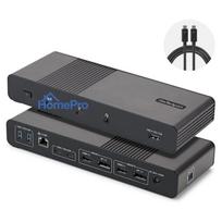 Thunderbolt 5 Universal Docking Station for Mac & Windows with Quad Monitors 140W Power Delivery 120Gbps Bandwidth