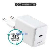 INFINITE (GRS) USB-C Charger EU PD 45W GaN. 1 X USB-C.
