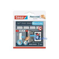 tesa Powerstrips CLICK MEDIUM 5.4kg selbstkl. Klettband 16x2