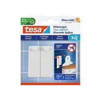 tesa adhesive nail for tiles metal up to 3kg, 2 pieces.