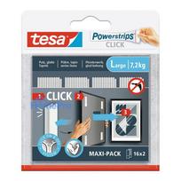 tesa Powerstrips CLICK LARGE 7.2kg selbstkl. Klettband 16x2