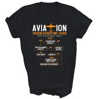 Lėktuvo piloto aviacijos trikčių šalinimo vadovas Lėktuvas Unisex marškinėliai Dovana L gray