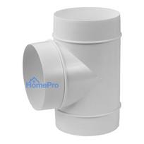 T-PIECE 100MM VALGE PLAST