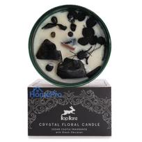 Scented Candle - Hop Hare Crystal Floral Cedar Patchouli 22h Burning Time