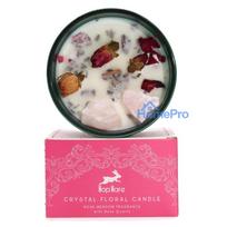 Crystal Floral rose scented candle - The Lovers Hop Hare