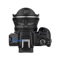 Lens - 7Artisans 6mm F2.0 Canon, 180° angle of view, F2.0, 0.2m min focus
