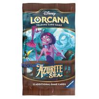 Trading Cards - Disney Lorcana Azurite Sea Booster Pack 12 Cards English Language