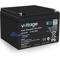 AGM Battery Voltage Long Life 12V 28Ah VEL12-28 (15 years lifespan)