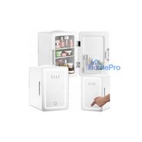 Home and Kitchen Appliances - ELLE 6L Mini Fridge with LED Mirror White