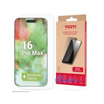 TEMPERED glass 2D screen protector full cover for iPhone 16 Pro Max Transparent