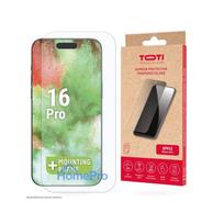 TEMPERED glass 2D screen protector full cover for iPhone 16 Pro Transparent