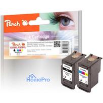 Peach kasetne Canon PG-575XL / CL-576XL MultiPack melna un krāsaina pārstrādāta