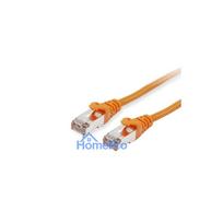 Connection cable Cat6 S / FTP 2xRJ45 30.00m orange LSZH in polyethylene bag