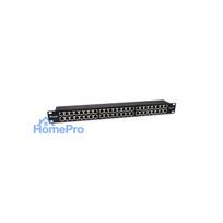 Equip Equip 48x RJ45 Cat6A 19" FTP 1HE Premium Dashboard Black