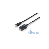 Equip USB-A2.0- A cable Active extension St / Bu 15.00m Black