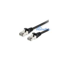 Equip Patch cable Cat6 S / FTP 2xRJ45 20.00m Black LSZH Polybag