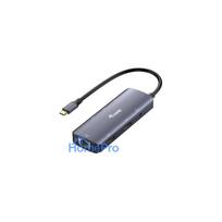 Adapter USB Equip USB-C to 2x HDMI / RJ45 / 2x USB-A / USB-C 3.2 Steel / Blue Gray