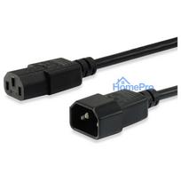 Equip power cable C13 - C14 Bu / St black 1.50m