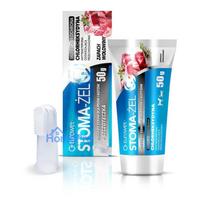 EUROWET Stoma-Żel Beef - toothpaste and toothbrush for dogs and cats - 50 mg