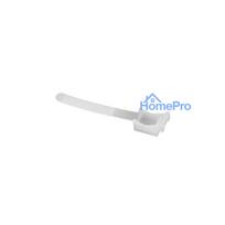 Screw-on cable holder with strap Pawbol H.7207 UP-30 (white, 30mm, 100pcs)