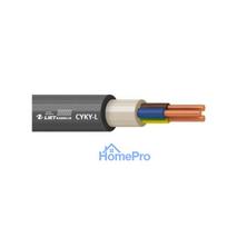 Cable Lietkabelis CYKY-L, 2 x 1.5 mm², black