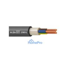 Cable Lietkabelis CYKY, 3 x 6 mm², black