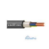 Cable Lietkabelis CYKY-L, 4 x 2.5 mm², black