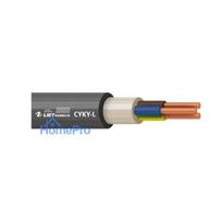 Cable Lietkabelis CYKY-L, 3 x 1.5 mm², black