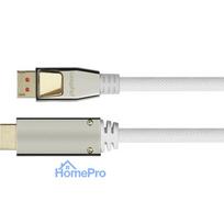 Python DisplayPort 1.4 to HDMI 2.0 cable nylon white 3m