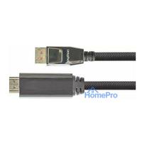 Python DisplayPort 1.4 uz HDMI 2.0 kabelis no neilona Black 2m