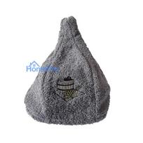 Sauna cap cotton gray NAMŲ TEKSTILĖ