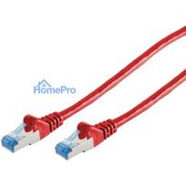 Patchkabel CAT6a RJ45 S / FTP PiMF 5m Rot